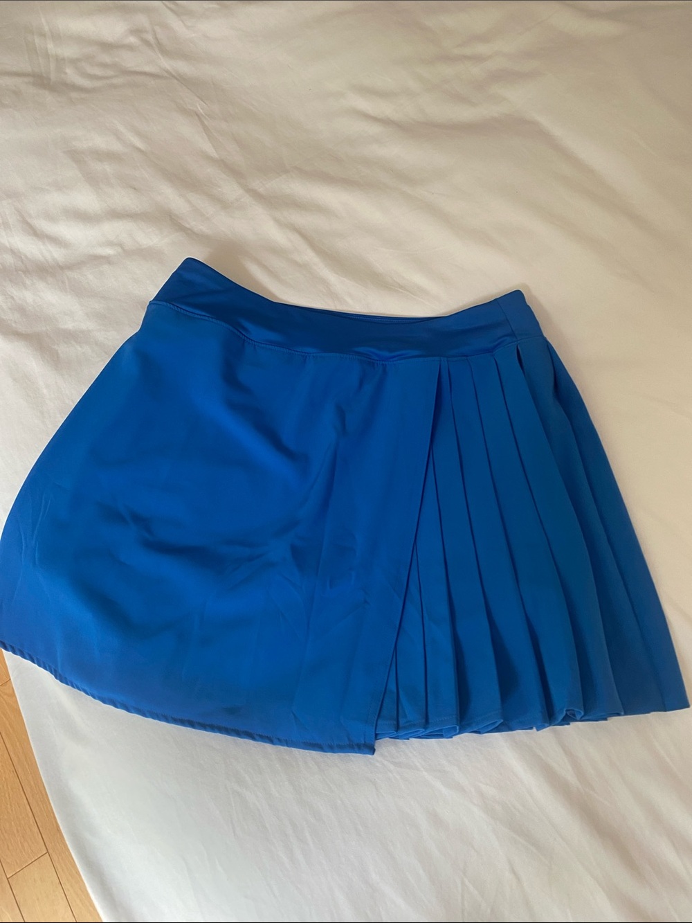 Lole Electric Blue Pleated Skater Skirt